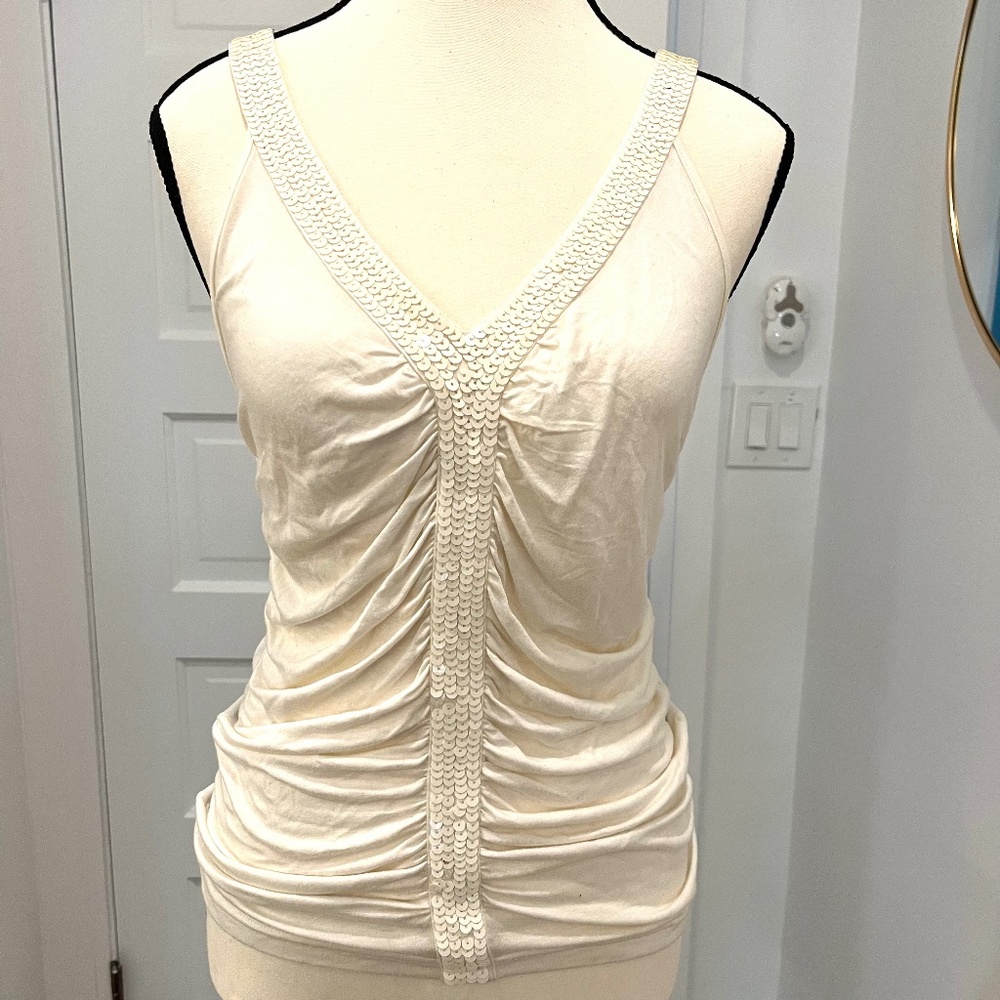 Knit & sequin top